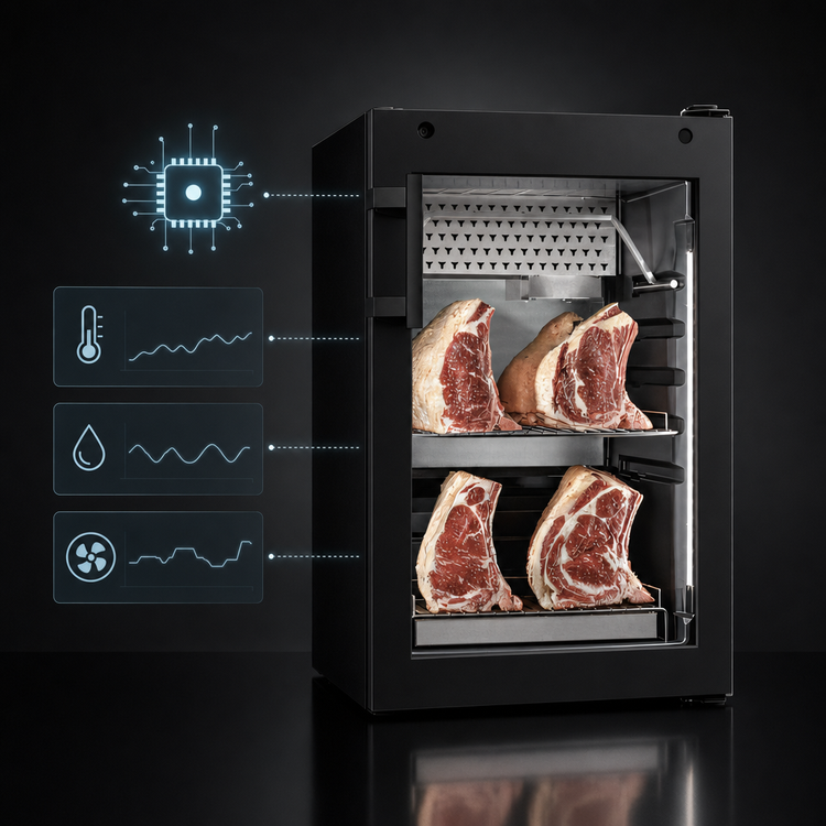 Product image #4 for DRY AGER UX 750 PRO S Black Professional Dry Aging Cabinet, 5.3 Cu. Ft., 44 lb Capacity