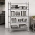 Thumbnail image #3 for Advance Tabco Special Value Series Heavy Duty Chrome Plated Wire Shelf, 72 Inch W x 14 Inch D