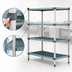 Thumbnail image #3 for MetroMax Q 4-Shelf Starter Polymer/Wire Shelving Unit, 48