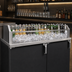 Thumbnail image #3 for Glastender Back Bar Glass Ice Display Unit for Bottled Beverages, 48 Inch Wide x 16 Inch Deep x 9 Inch High, Stainless Steel and Double-Pane Glass
