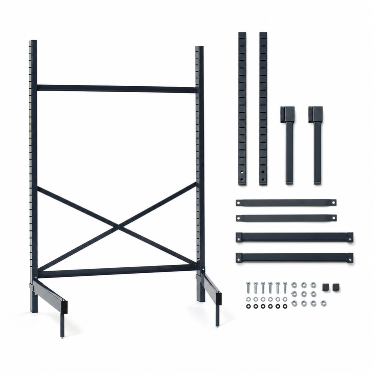 Product image #3 for Metro SmartLever 30 in. x 42 in. Cantilevered Shelving Starter Unit Kit