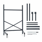 Thumbnail image #3 for Metro SmartLever SM763042-KIT Cantilevered Steel Shelving Starter Unit Kit, 42 in. W x 30 in. D, 76 in. H