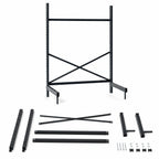 Thumbnail image #3 for Metro SmartLever SM762136-KIT Cantilevered Steel Starter Shelving Kit, 40-1/4"W x 25-1/2"D x 76-3/8"H, for 36"W x 21"D Shelves