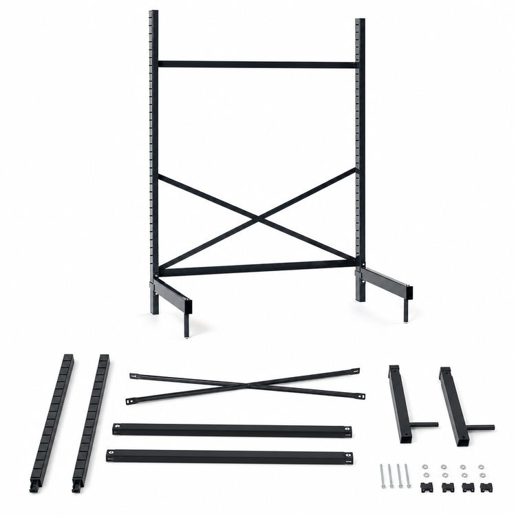 Product image #3 for Metro SmartLever Cantilevered Starter Shelving Kit for 36"W x 21"D Shelves