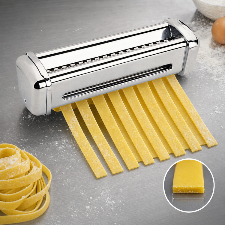 Product image #3 for Omcan 6.5 mm No. 4 Fettuccine Pasta Cutter Attachment
