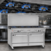Thumbnail image #3 for Southbend Ultimate 60-Inch Gas Restaurant Range with 6 Star Burners, 24-Inch Griddle, Standard Oven, and Cabinet Base