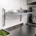 Thumbnail image #3 for Wall-Mount Cantilever Single Shelf Kit, 30 x 24 Inches, Gray Epoxy Antimicrobial Finish