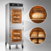 Thumbnail image #3 for Halo Heat Mobile Double-Compartment Proofing Cabinet with Window Doors