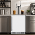 Thumbnail image #4 for Summit Appliance 24-Inch Wide ADA-Height Coffee Kegerator with Dual Tap Tower, Flat and Nitro Dispense, White