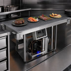 Thumbnail image #3 for Hatco CSSBP-3618 Built-In Simulated Stone Cold Shelf, 36 x 18 in, Electronic Controls, Self-Contained R-290 Refrigeration, 1/5 HP