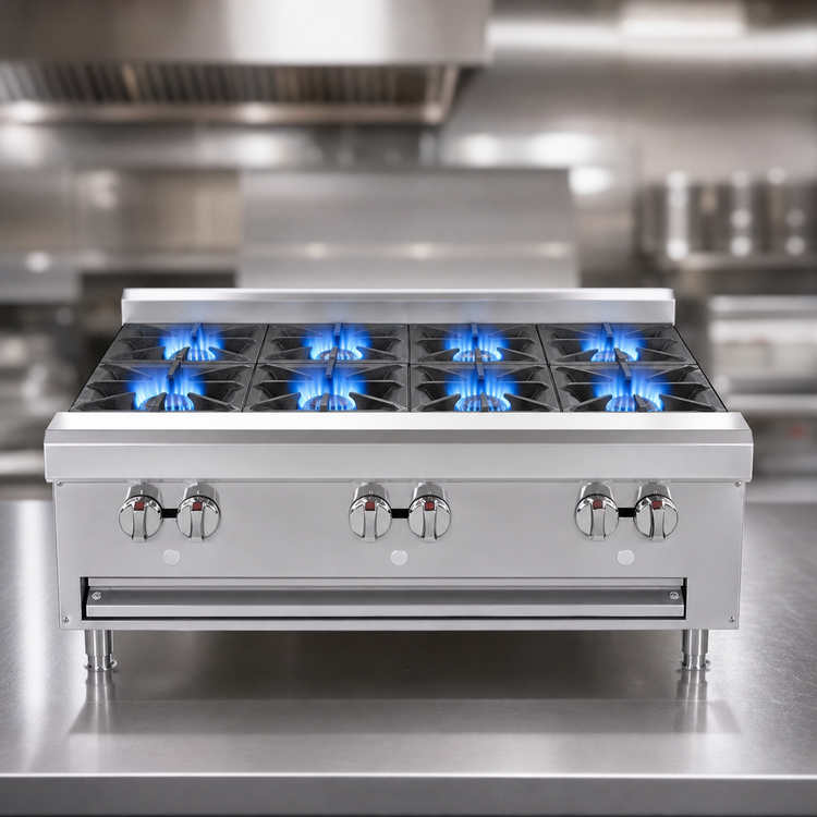 Product image #3 for Southbend HDO-48 48-Inch Gas Countertop Hot Plate with 8 Open Burners