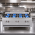 Thumbnail image #3 for Southbend HDO-48 48-Inch Gas Countertop Hot Plate with 8 Open Burners