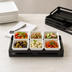 Thumbnail image #3 for American Metalcraft Black Rectangular Multi-Function Buffet Riser, 12-1/8 x 8-1/8 x 2 Inch, 403 Stainless Steel