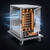 Thumbnail image #3 for Panco Half-Size Heated/Proofing Holding Cabinet, Narrow Width, Non-Insulated, Solid Door, 8 Full-Size Pan Capacity