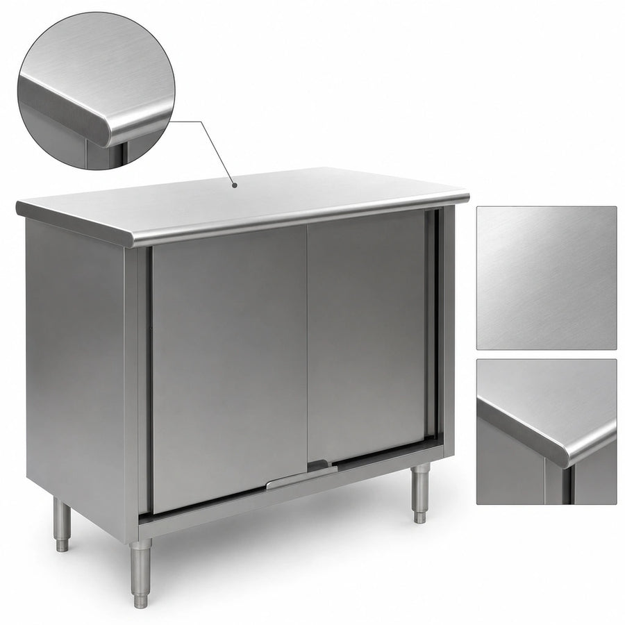 14-Gauge 304 Stainless Steel Top