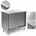 Thumbnail image #3 for Eagle Spec-Master 36-Inch x 24-Inch Enclosed Base Work Table with Sliding Doors