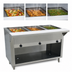 Thumbnail image #3 for Advance Tabco Triumph Supreme Electric Hot Food Table with 3 Sealed Wells, Open Cabinet Base and Poly Cutting Board