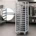 Thumbnail image #3 for Dinex Roll-In Aluminum Angle Rack, 18 Sheet Pan Capacity for 18 x 26 Inch Sheet Pans