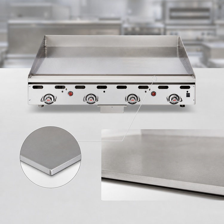 Product image #3 for Vulcan MSA Series Heavy Duty Gas Countertop Griddle, 72-Inch x 30-Inch Cooking Surface