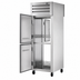Thumbnail image #3 for Pass-Thru One-Section Reach-In Refrigerator with Half Front and Rear Swing Doors, Stainless Steel, Self-Contained Top Mount