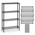 Thumbnail image #3 for Quantum Stationary 4-Shelf Wire Shelving Starter Kit, 30