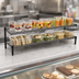 Thumbnail image #3 for Eagle Group QuadTruss Front Case Merchandise Cantilevered Shelving Unit, 2-Tier, 36 Inch W x 14 Inch D x 14 Inch H, White Epoxy Finish