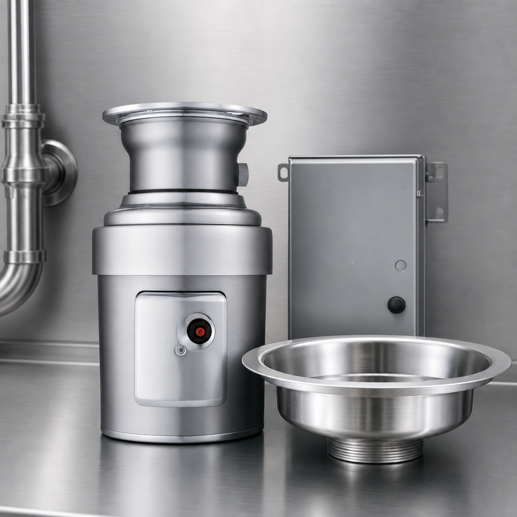 Product image #3 for InSinkErator SS-100™ Commercial Food Waste Disposer Package with 15-Inch Bowl, 1 HP Motor, and CC-202 Control Center