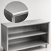 Thumbnail image #3 for Eagle Spec-Master Series Stainless Steel Plate Cabinet with Hinged Doors, 60-Inch W x 15-Inch D