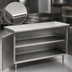 Thumbnail image #3 for Eagle Spec-Master Stainless Steel Plate Cabinet with Hinged Doors, 72 x 18 Inches