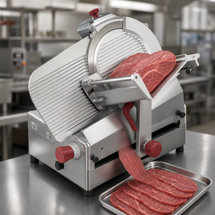 Product image #3 for Axis Heavy Duty Automatic 13-Inch Gear-Driven Commercial Meat Slicer