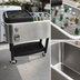 Thumbnail image #3 for Crestware 17-Gallon Stainless Steel Garden Cooler on Stand with Wheels