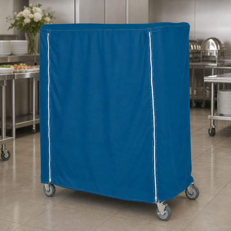 Product image #3 for Metro Waterproof Vinyl-Nylon Queen Mary & Banquet Cart Cover, 48 x 24 x 62 Inch