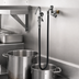 Thumbnail image #3 for T&S Brass Wall-Mount Single-Control Pot and Kettle Filler Faucet with 68-Inch Flexible Hose and Hook Nozzle