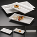 Thumbnail image #3 for American Metalcraft Endurance White Melamine Rectangular Platter, 14-1/4 x 7-1/2 x 1-1/2 Inches