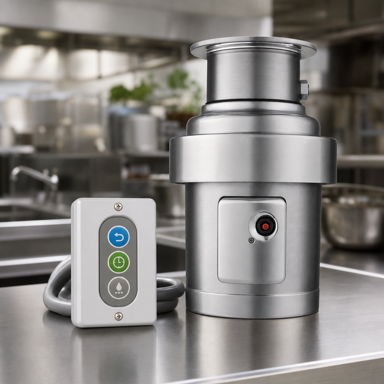 Product image #3 for InSinkErator SS-200 Medium Capacity Complete Food Waste Disposer Package with CC-101 Control Center, 2 HP, #5 Adaptor for 3.5- to 4-Inch Sink Opening
