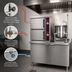 Thumbnail image #3 for Crown DCX-2-10 Two Compartment Direct Steam Convection Steamer with 10 Gallon Kettle