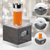 Thumbnail image #3 for Ashwood Square Oak Wood Ice Housing with Clear Polycarbonate Pan Insert and Liner