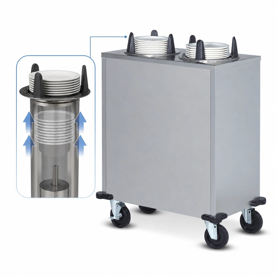 Three Self-Leveling Dispensing Tubes