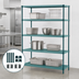 Thumbnail image #3 for Metro Super Erecta Pro Stationary Polymer Shelving Starter Unit, 24 in. x 60 in. x 63 in., 4 Shelves
