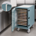 Thumbnail image #4 for Cambro Camcart Insulated Tray and Sheet Pan Transport Cart with Removable Cutting Board, 13-Pan Capacity