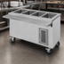 Thumbnail image #3 for Randell RANFG HTD-5B 5-Well Mobile Electric Hot Food Table with Heated Base