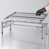 Thumbnail image #3 for Metro Super Erecta Chrome Dunnage Rack with Lift-Off Mat, 48 x 18 Inches, 1300 lb Capacity