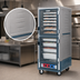 Thumbnail image #3 for Metro C5 3 Series Full Height Combination Heated Holding & Proofing Cabinet with Gray Insulation Armour, Dutch Clear Doors, Fixed Wire Slides