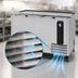 Thumbnail image #3 for Turbo Air Super Deluxe 50-Inch Stainless Steel Bottle Cooler with Sliding Lids and Self-Cleaning Condenser