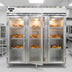 Thumbnail image #2 for Continental Refrigerator Designer Line DL3W-SS Three-Section Reach-In Heated Holding Cabinet