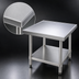 Thumbnail image #3 for Advance Tabco 30-Inch x 30-Inch x 24-Inch Stainless Steel Equipment Stand with Adjustable Undershelf