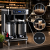 Thumbnail image #3 for BUNN Soft Heat ICB Twin Automatic Fill Coffee Brewer, Black/Stainless, Infusion Series