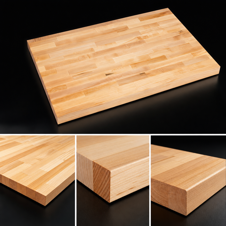 Product image #3 for John Boos Edge Grain Flat Wood Work Table Top, 84 x 48 x 1-3/4 Inches, Northern Hard Rock Maple