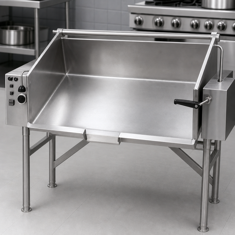 Product image #3 for Classic TES-2424-11-WC Wall-Mounted Electric Tilting Skillet, 30-Gallon, 10.6 kW