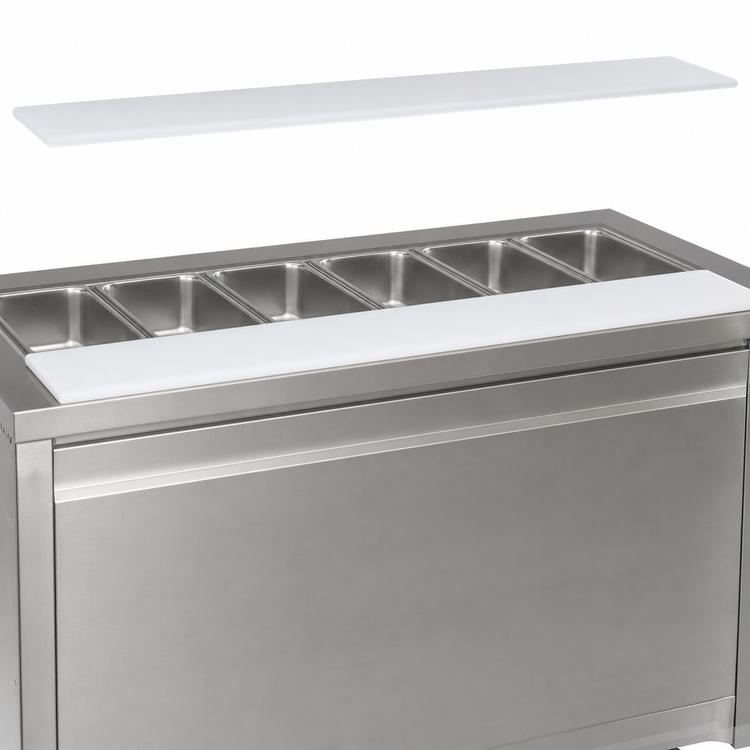 Product image #3 for Eagle Group Thermoplastic Cutting Board Replacement for 6-Well Hot Food Table, Fits HT6